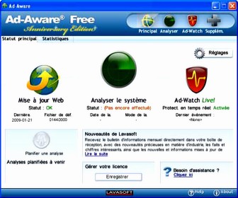 Logiciel Anti Malware gratuit en telechargement legal.